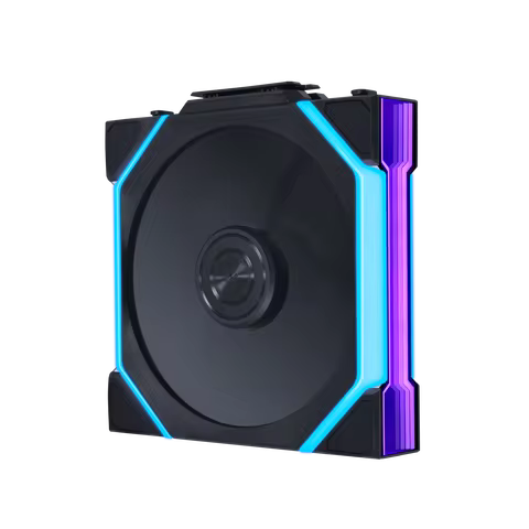 LIAN LI UNI FAN SL FLEX 120mm ARGB Fan Single Pack Infinity Mirror Without Controller (12SL1F1B/W、12