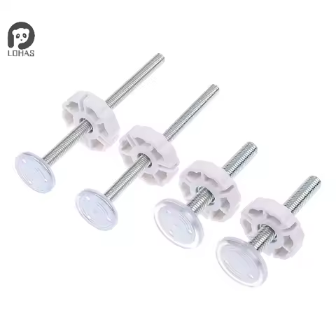 1/4pcs White M8 M10 Baby Gate Spare Kit Pressure Fit Spindles Screw Bolts For Safety Gates
