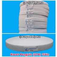 Penguin Rubber (07A) 3/ 4in 1.8cm white @28y = Rp. 17,800/ 1pcs