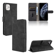 Luxury Skin Feel PU Learther Casing For iPhone 12 Pro Max Magnetic Buckle Flip Cover For iPhone12 Mini Wallet Case i12 Soft TPU