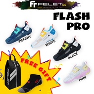 FELET FLASH PRO Badminton Shoes Kasut Badminton 100% Original by FLEET