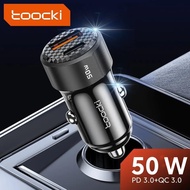 Car Charger Fast Charging PD QC 3.0 USB Type C Port 50W