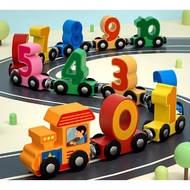 Fruit Mini Kids Dinosaur Toys Toys Learning Magnetic Train Toys Wooden Train Kids Train Puzzle