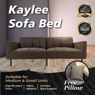 MF Design Kaylee Sofa Bed Foldable 3 seater 沙发床 bedroom living room sofa lipat with pillow multifunctional 2 in 1 sofa