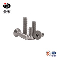Countersunk Head*M6Hexagonal Screw 14 Flat Head Screws Countersunk Head Flat Cup Hex Stainless Steel