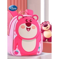[NEW] Genuine Authorized Strawberry Bear Girl Kindergarten School Bag, Boy Spiderman Preschool Waterproof Children Backpack