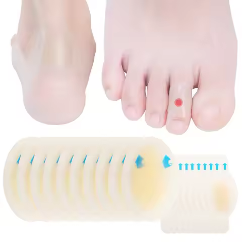 Foot Care Pedicure Heel Blister Bandages Adhesive Hydrocolloid Gel Heel Blister Plaster Cushions Pre
