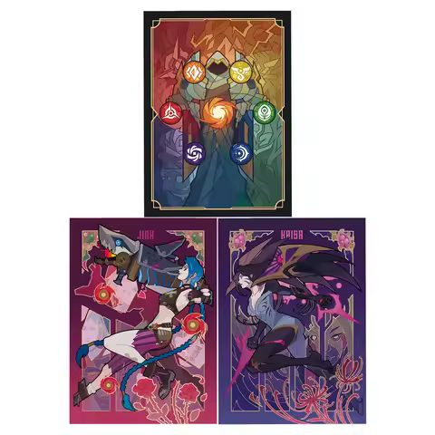 66X92Mm 48Pcs/set Diy Goddess Story Jinxs Card Sleeve Ws Opcg Ptcg Jinxs Card Protection Cover Anime