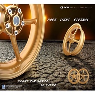 Y16 V1 NON ABS / Y15 100% Ori RCB RACING BOY SP522 SPORT RIM 1.40/1.60 1.60/1.60 1.85X2.50 X17 [ FRO