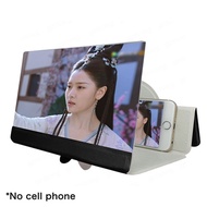 Screen Amplifier Folding Leather Mobile Phone Magnifying Glass HD Stand Video Amplifier Bracket Enla
