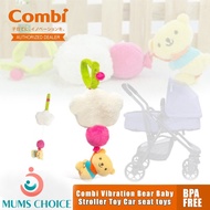 Combi Vibration Bear Baby Stroller Toy Car seat toys
