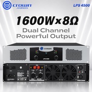CROWN/LPS4500 Power Amplifier 2x1600W 8 Ohm 2 Channel Professional High Power Audio Amplifier for So