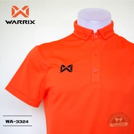 WARRIX เสื้อโปโล รุ่น bubble WA-3324 WA-PLA024 สีส้ม OO วาริกซ์ วอริกซ์ ของแท้ 100%