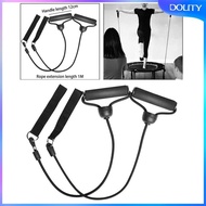 [dolity] 2x Exercise Bands with Handles Indoor Outdoor Trampoline Resistance Bands