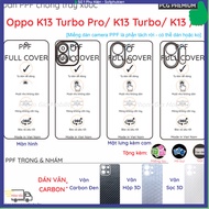 PPF & Skin Carbon Oppo K13 Turbo Pro/ K13 Turbo/ K13 5G Clear, Matte sticker for screen, genuine bac