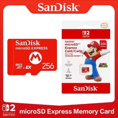 100% Original SanDisk MicroSDXC I EX Express Card Memory Card 256GB Read Speed Up to 880MB/s for Nin