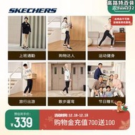 SKECHERS閃穿鞋|冬新款女子懶人一腳蹬減震運動健身跑步戶外運動鞋