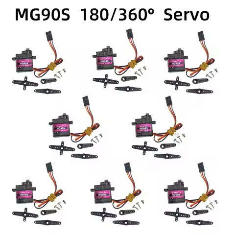 1/5/10 Pcs MG90S All metal gear 9g Servo SG90 Upgraded version For Rc Helicopter Plane Boat Car MG90