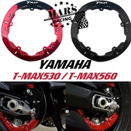 Motorcycle Scoote CNC Decorative Cover Transmission Belt Pulley Wheel Cover Gear Cover For YAMAHA TMAX560 2020-2023 TMAX530 SX DX 2017-2019 Tech Max T-MAX 560 T MAX 530