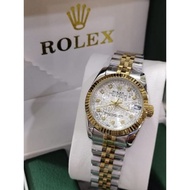 Stock baru【Datejust】 Rolex Jam tangan perempuan original 100% Automatik /Automatic women's Watch 32m