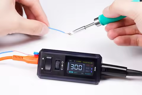 MINIWARE TS1M Mini Soldering Station PD 3.1 28V 200W Compatible with T245/210 Handle and C210 Portab