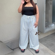 KATTY.JOG - Stripe Pants Bigsize Jumbo Striped Pants