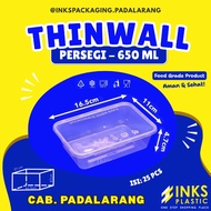 THINWALL RECTANGLE 650 RECTANGLEML 650ML Food Storage Container