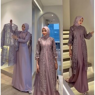 RADIFA DRESS SET OUTER BRUKAT TILE DRESS BUSUI FRIENLDY GAUN KONDANGAN BUSANA BRIDESMAID LONG DRESS 