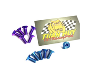 (Combo 6 pcs) m6x12 Flat Head Titanium 6ly dù âm ktm gắn trực tiếp lòng dĩa KTM cho dĩa 260mm