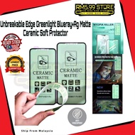 Unbreakable Edge GreenLight Gaming Ag Matte Realme 5 5i 5s 6i C3 C21 C2 C11 C12 2 C1 C55 Soft Protec