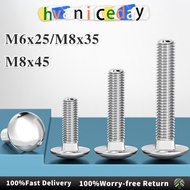 10pcs 【SUS 304】M8 bolt and nut stainless steel aluminium gate panel GB12 Gate Pagar Panel Carriage B