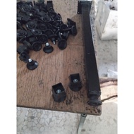 Plastic base to adjust table leg 30x30mm with m6 thread hole (FOOT BUTTON AND FEET CHANGE)