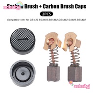 AHTY 2pcs Carbon Brush Cap Accessories High Quality GA400 BGA402 Angle Grinder Parts