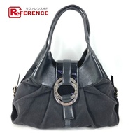 BVLGARI雙錢幣寶格麗標誌 Chandra 單肩包