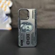 1 New 100 Dollar Bill Pattern Mobile Phone Case, Compatible With Apple 16 15 14 13 12 11Pro Max Mobi