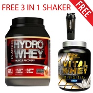 Mesotropin Hydro Whey 33 Servings (1 KG) Chocolate 🖐 Vital Whey HALAL 2kg 24g Protein Isolate (Vanil