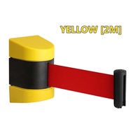 Mounted Red Barrier 2/3/5M Belt Area Retractable Wall