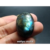 Sinar Labradorite Stone Genuinebiru (code:804)