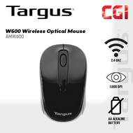 Targus W600 Wireless Optical Mouse - Black (AMW600)