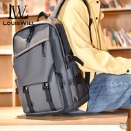 LouisWill Men Backpack Laptop Backpack Waterproof Travel Backpack Business Bag College Backpack Casu