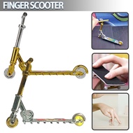 Mayitr 1pc Plastic Mini Finger Scooter Two Wheel Skateboard Fingerboard Toy Kids Simulation Scooters Bicycle Educational Toys