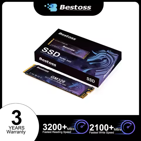 Bestoss M.2 SSD 2280 PCIe NVMe 128GB 256GB 512GB 1TB 2TB Gen3*4 Internal Solid State Drive for Lapto