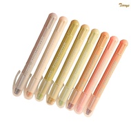 TER 8 Pcs Gel Highlighter Pen Aesthetic Highlighter Markers Bible Marker Pen