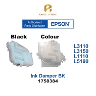 OFFICIAL EPSON Ink Damper BK L3110 L3150 Ink Adapter Colour (1758384/1758383) - Genuine EPSON Part