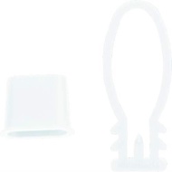 トラスコ中山(TRUSCO) みかんネット用留め具 白 10個入 BET-W-10