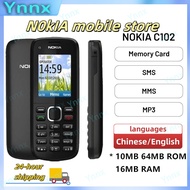 【COD】Nokia C102 Mobile Phone Original Product Loud Big Font Super Long Standby Button Elderly Machin