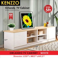 Kenzzo New Arrival: Kimberly 6 feet TV Cabinet / TV Kabinet / TV Console Rak TV Kabinet TV Almari