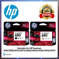 [Original] HP 680 Ink (Genuine), BLack / Tri-Colour