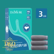 ETRAVEL disposable cotton men's travel underwear
