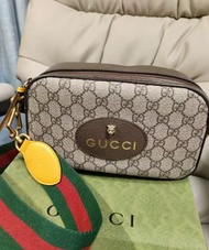全新包郵閒置Gucci古馳虎頭相機盒子包｜經典老花單肩斜挎包